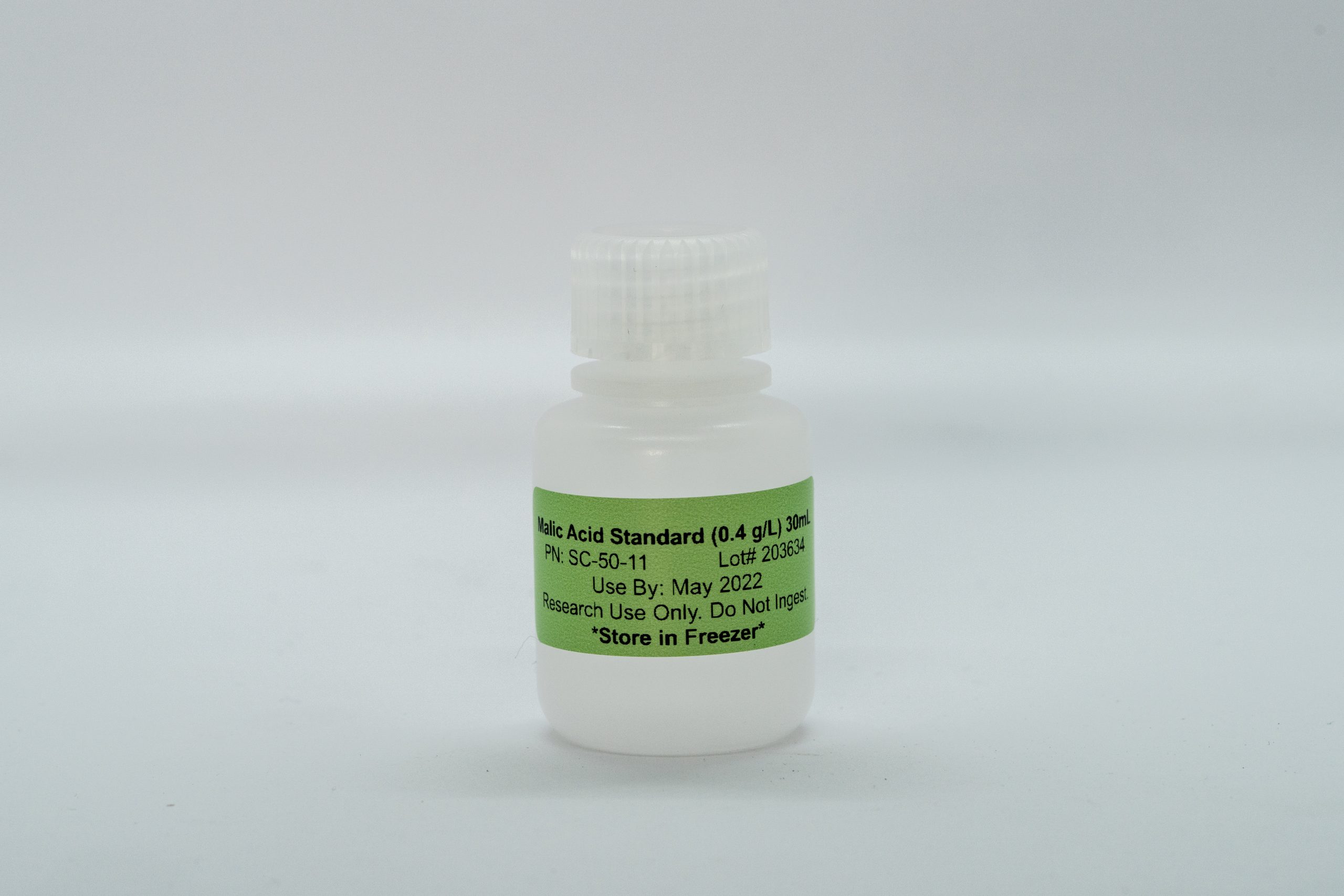 0.4 g/L Malic Acid Standard Solution (30 mL) – Vinmetrica – Sulfite ...